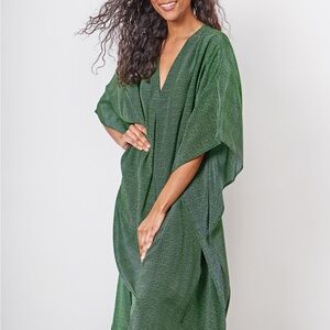 Tucker Cleo Caftan Green Midnight Seeds M